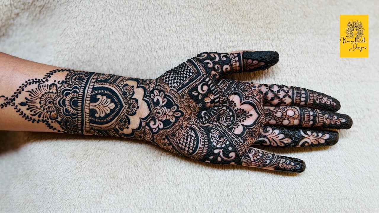 Front hand mehandi design # naa mehandi design 