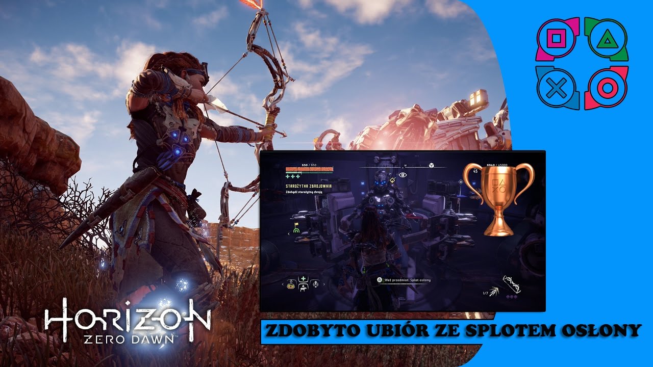 Horizon Zero Dawn - Zdobyto ubi&oacute;r ze splotem osłony