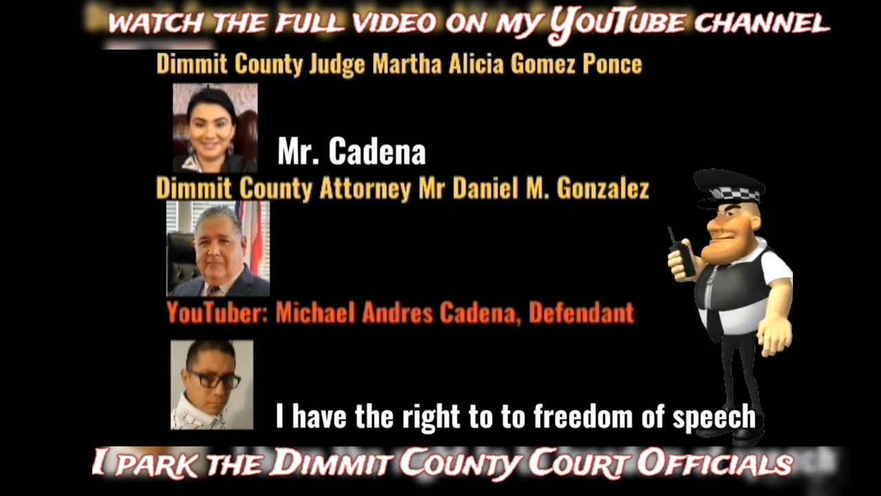 YouTuber parks the Dimmit County Court Officials