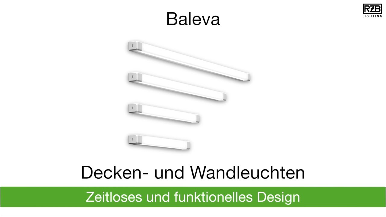 BALEVA | Lineare Wand- und Deckenleuchte