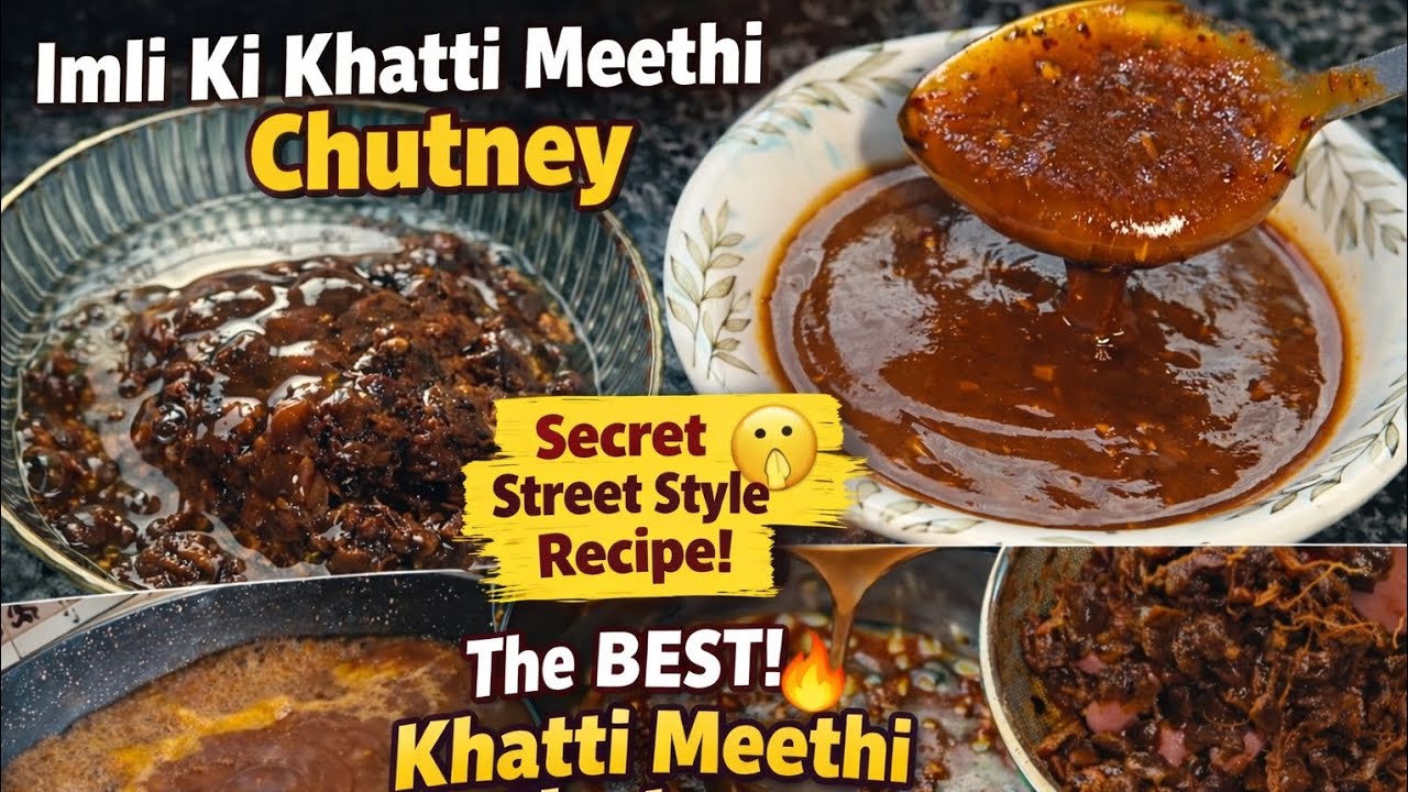 Episode 11 BEST Imli Chutney Ever!🍯Khatti Meethi🥜🌶Street Style🤫Perfect for Samosa,Chat & Dahi Bhalay