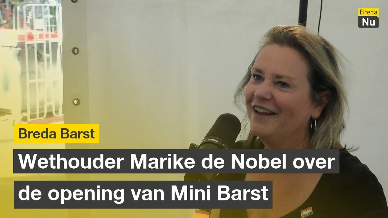 Wethouder Marike de Nobel over de opening van Mini Barst | Breda Barst 2025