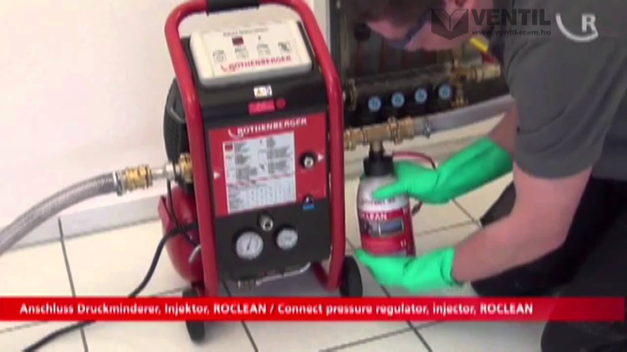 Rothenberger Ropuls Roclean mos&oacute;kompresszor