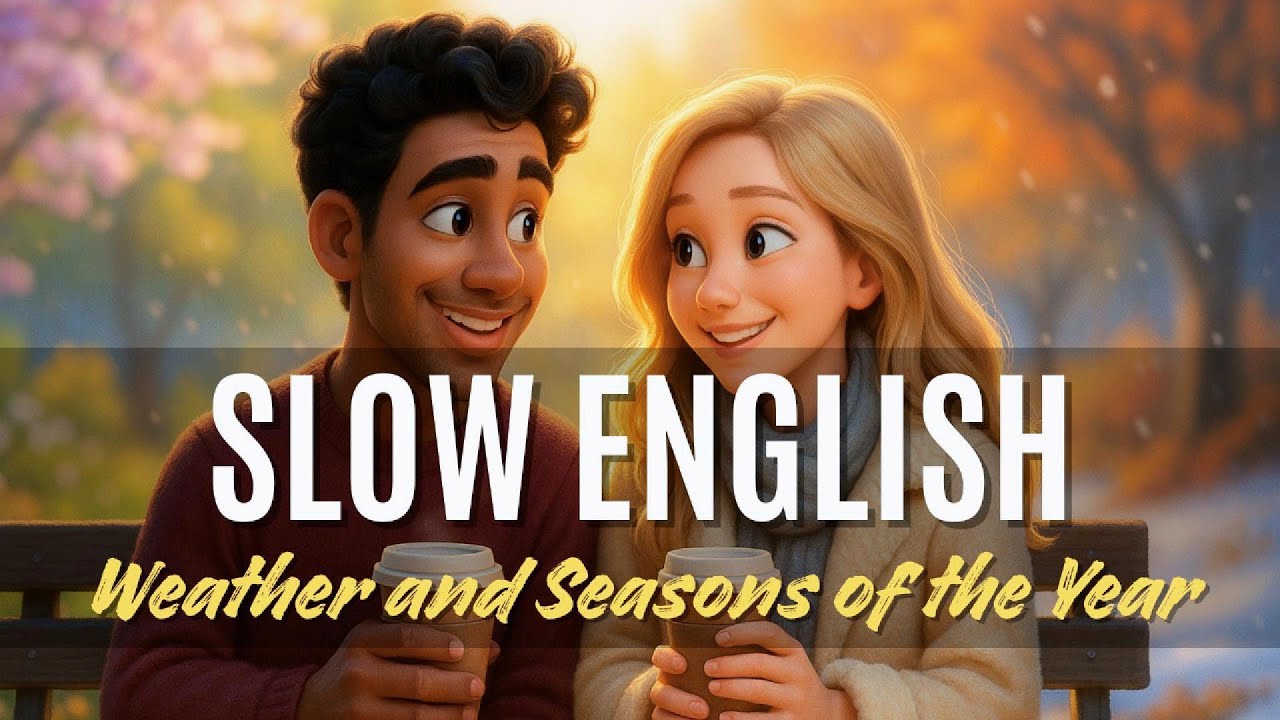 Weather & Seasons in North America | Slow English for Beginners | English Listening Practice