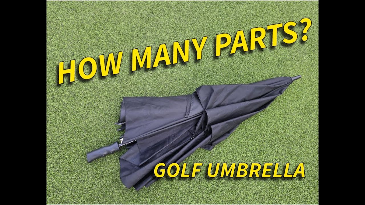 GOLF UMBRELLA, HOW MANY PARTS?