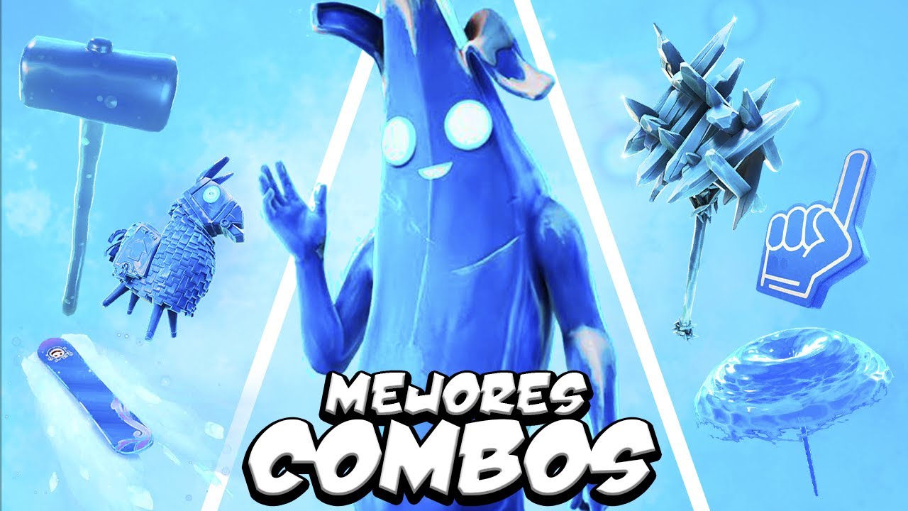 ✔️LOS MEJORES COMBOS para la skin BANANÍN BAJO CERO (SKIN GRATIS) | Fortnite Navidad 🔥