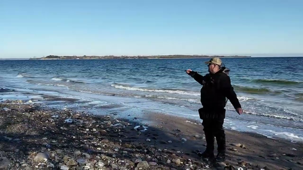 En kold dag med sol 🥶 et rigtig overspringer vejr i genner bugt