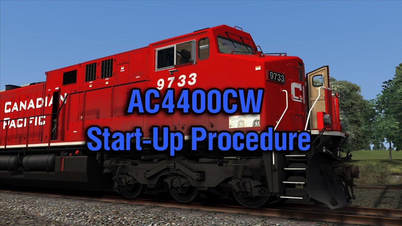 Train Simulator : Searchlight Simulations AC4400CW Start-Up Procedure