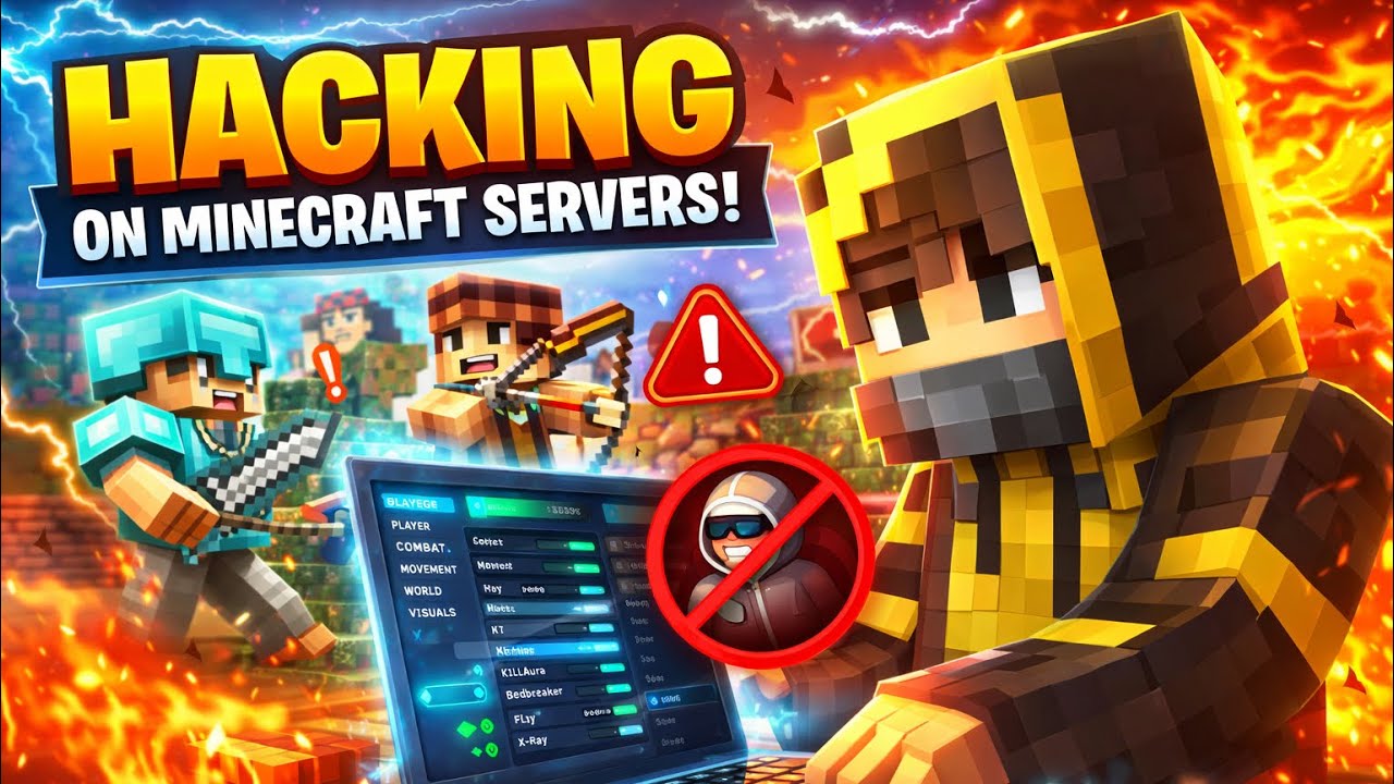 Using Cheats on Minecraft Servers Until I Get Banned! @QueenX21x 