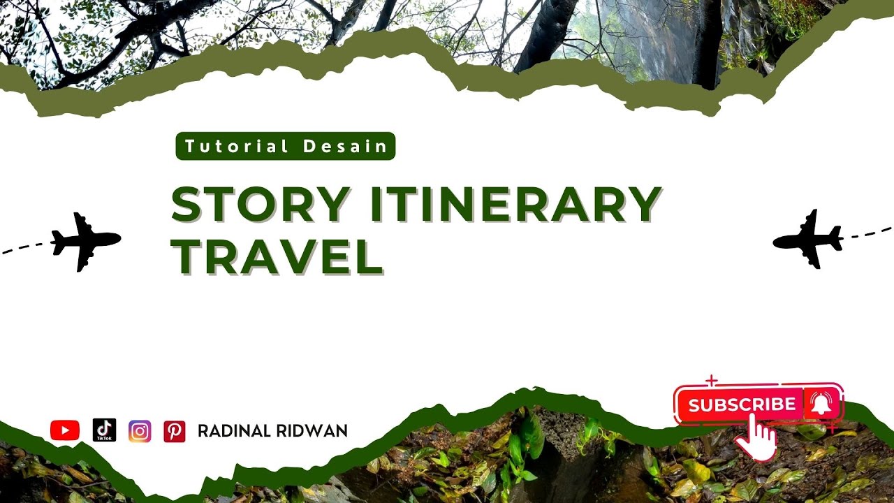 Tutorial Desain Story Itinerary Travel di Canva 🎒✨ [WAJIB SAVE]