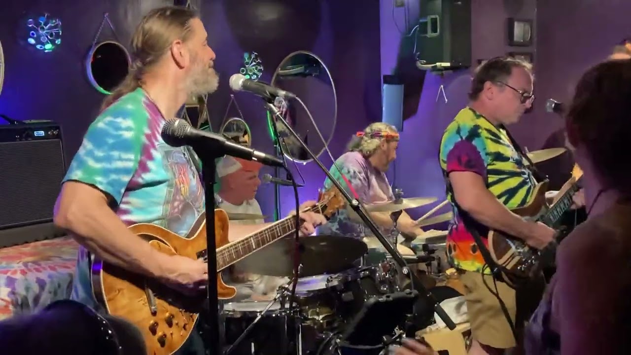 Midnight Moonlight, The Tie Dye Band, Maureen's Jazz Cellar, Nyack, NY, July 24, 2025.