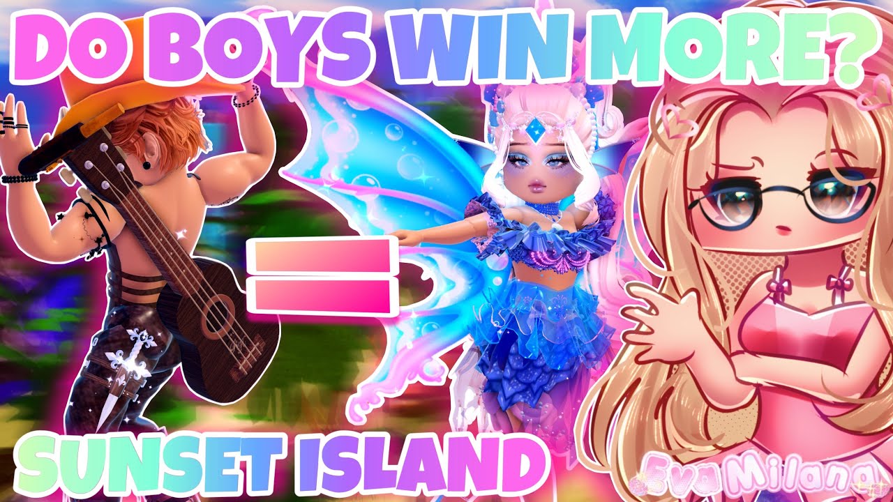 💎ALERT!☀️ DO BOYS WIN MORE THAN GIRLS IN SUNSET ISLAND?! *RIGGED* | Royale High Sunset Island