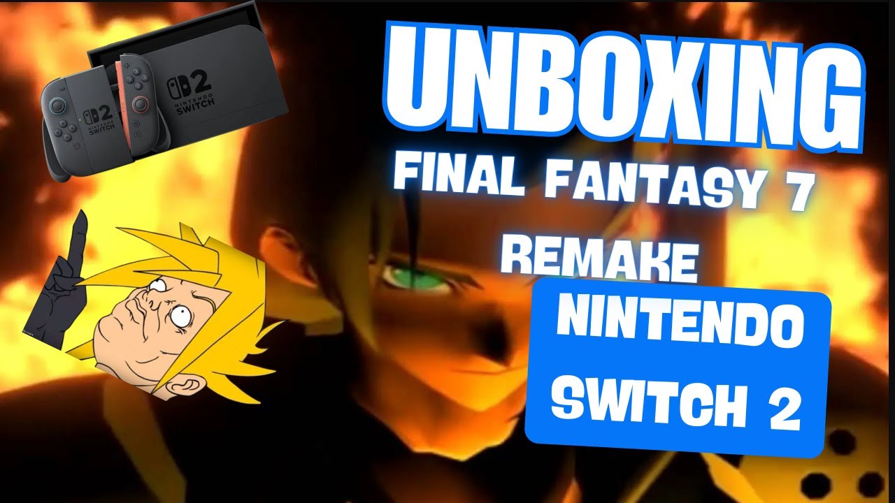 Épico unboxing Final Fantasy 7 remake NS2