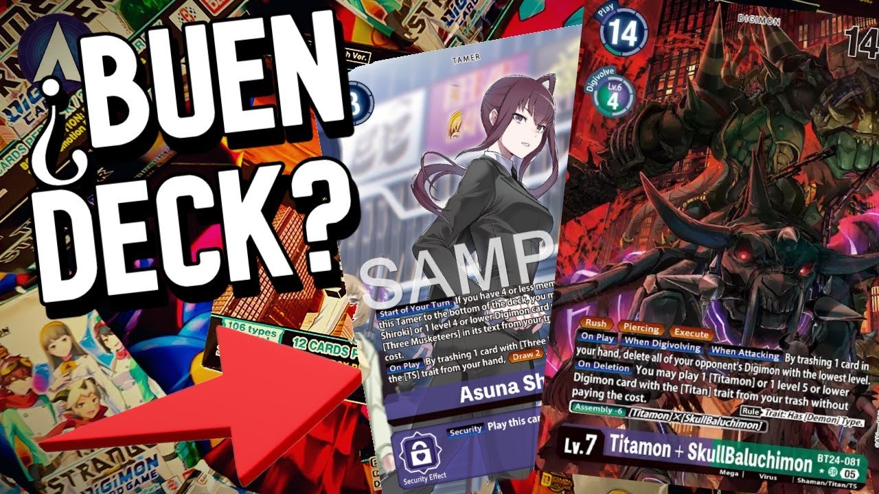 Deck Profile Titamon (Bt24) | Reventador de campos | Digimon Card Game