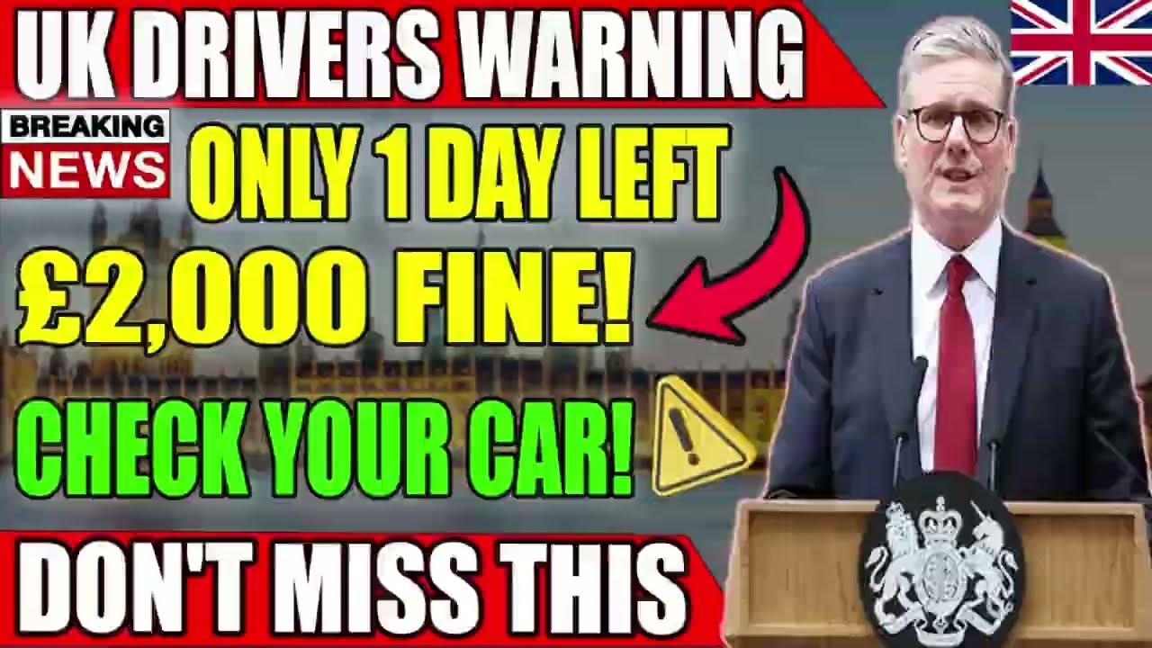 BREAKING: UK Drivers Face &pound;2,000 Fine as New Number Plate Rule Is Finally Enforced