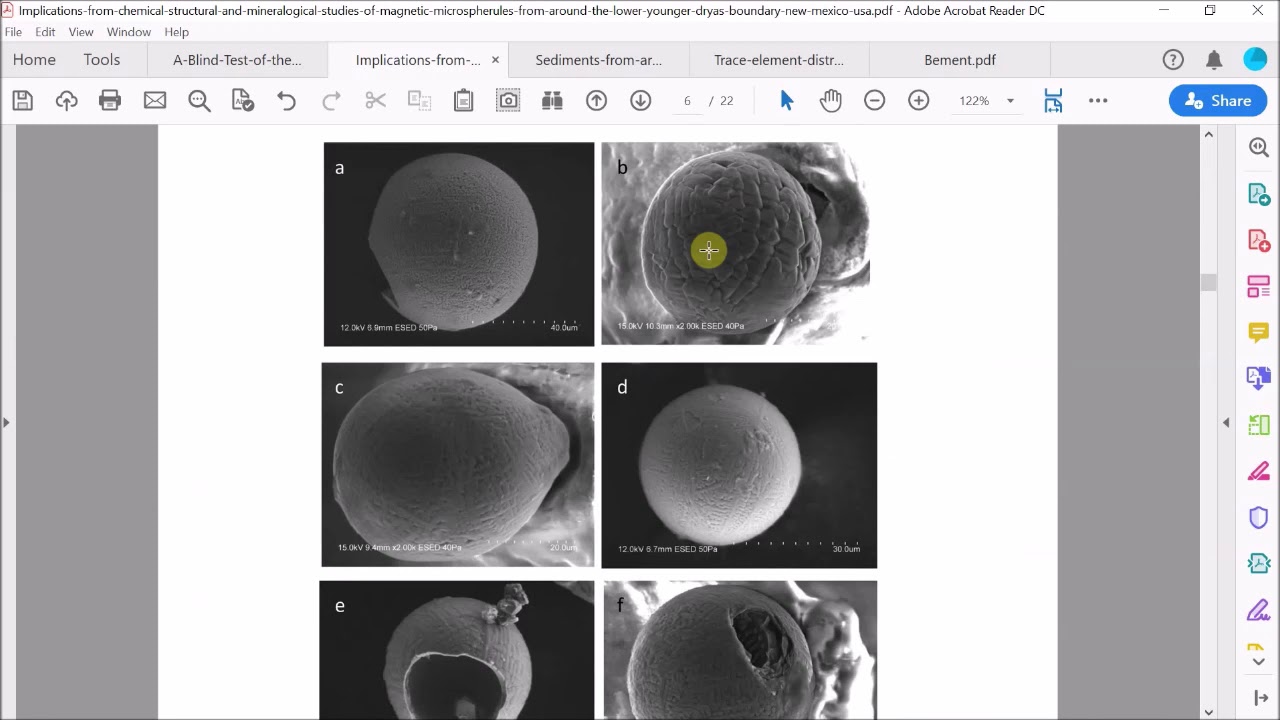 The Younger Dryas impact debate research: part 13 - blind test 2016