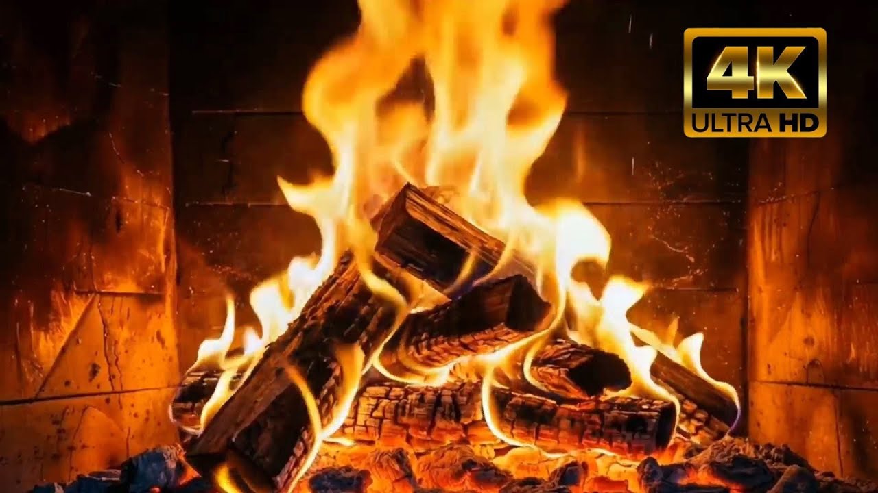 🔥A Cozy Fireplace When You Can't Sleep | ASMR Fireplace Warms You Up at Night