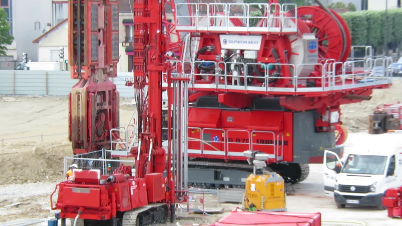 GPEX ligne 15 Sud - Fondations de la gare Les Ardoines (Part 1)