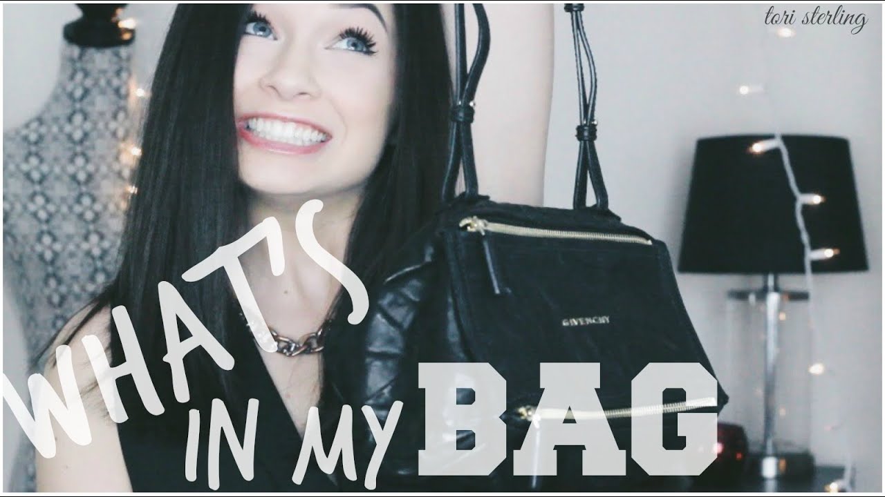 What's in my Bag // Givenchy Mini Pandora | Tori Sterling ♡