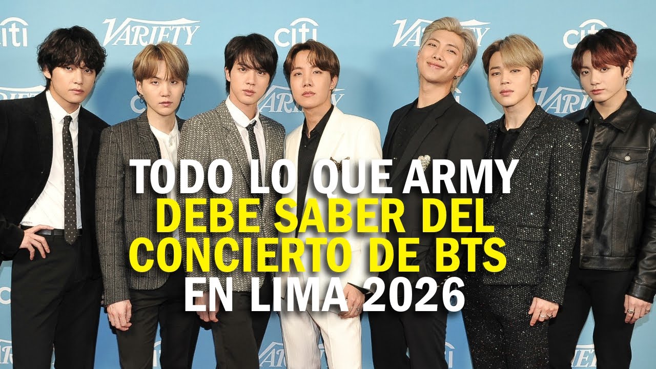BTS llega a Perú en su nuevo TOUR 2026
