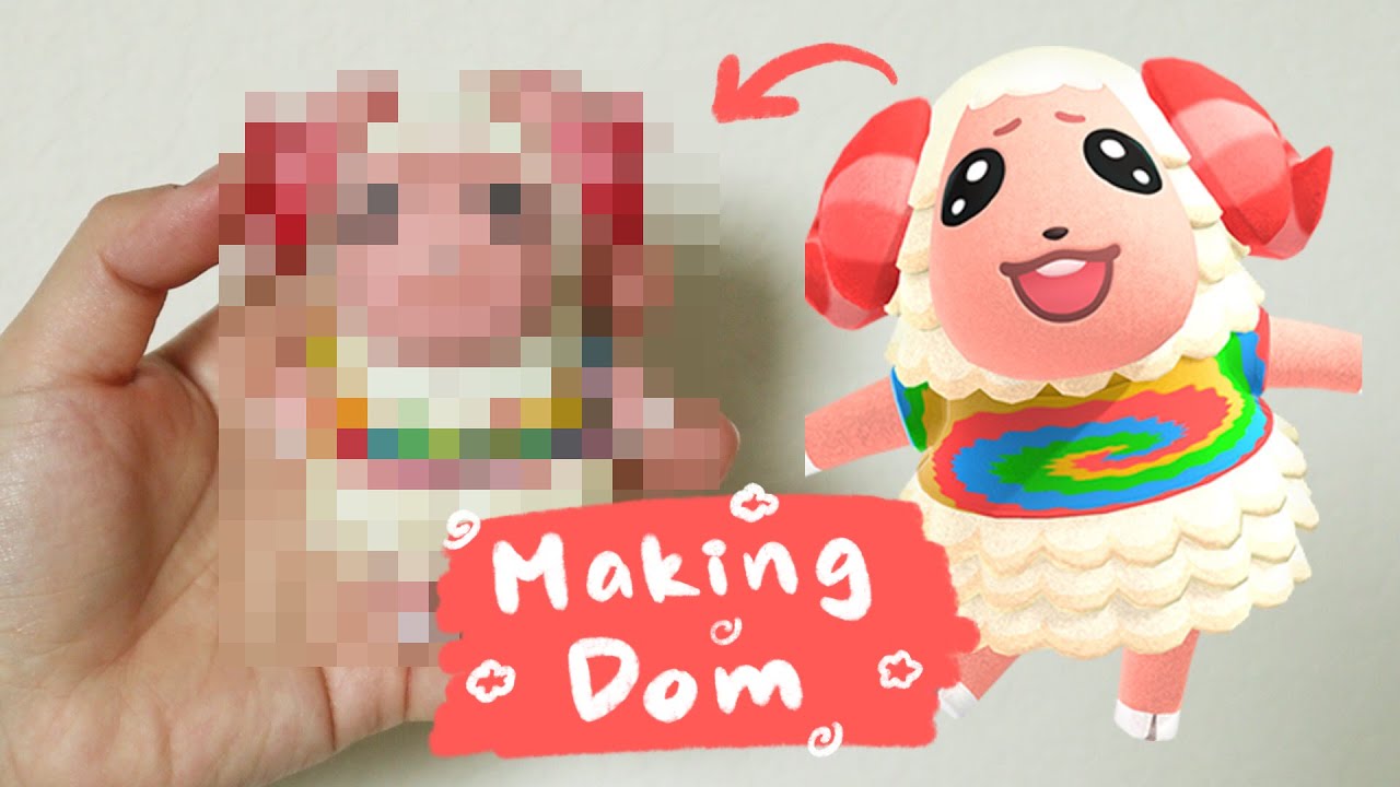 Animal Crossing: Dom | Polymer Clay Figurine