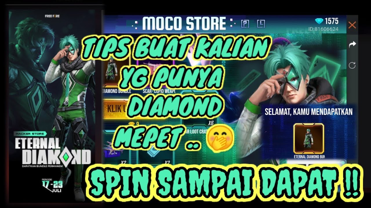 SPIN MOCO STORE ETERNAL DIAMOND BUNDLE EVENT TERBARU FREE FIRE
