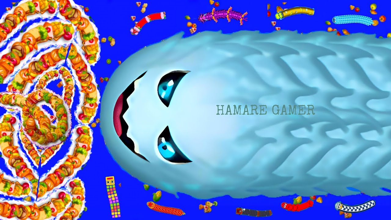 🐍WORMS ZONE.IO BEST GAMING | 💥 #77 Big worm Worms Zone.io #SNAKE GAMING #WORMSZONE&Iota;&Omicron; #HAMAJA GAMER