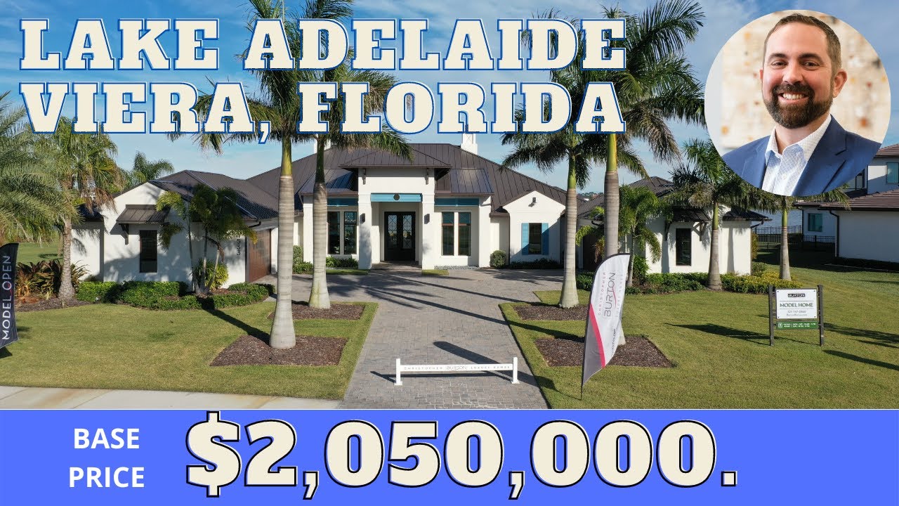 Luxury Custom Home in Florida I Christopher Burton Model I Lake Adelaide, Viera