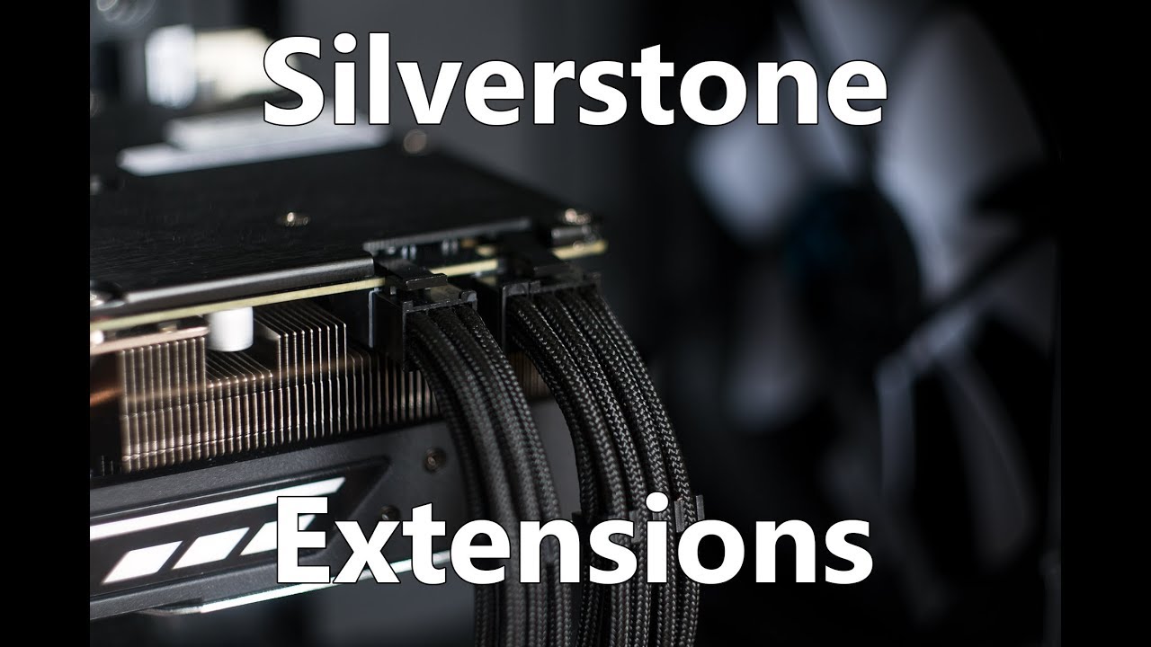 Silverstone PP07 sleeved extension cables