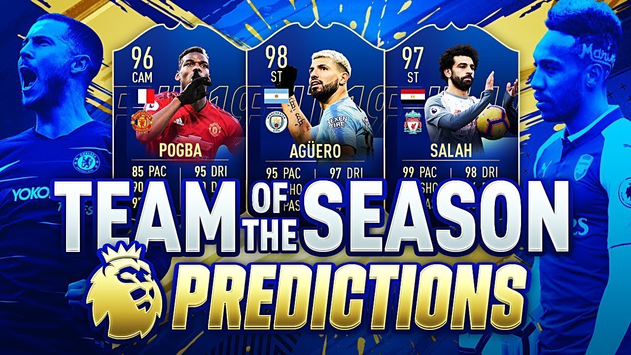 PREMIER LEAGUE TEAM OF THE SEASON PREDICTIONS! | FIFA 19 ULTIMATE TEAM
