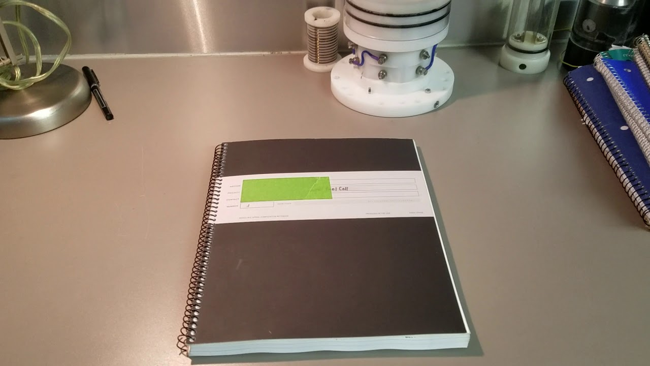 Stan Meyer Research # 17, Feb 2019-Maintaining good records with a laboratory notebook