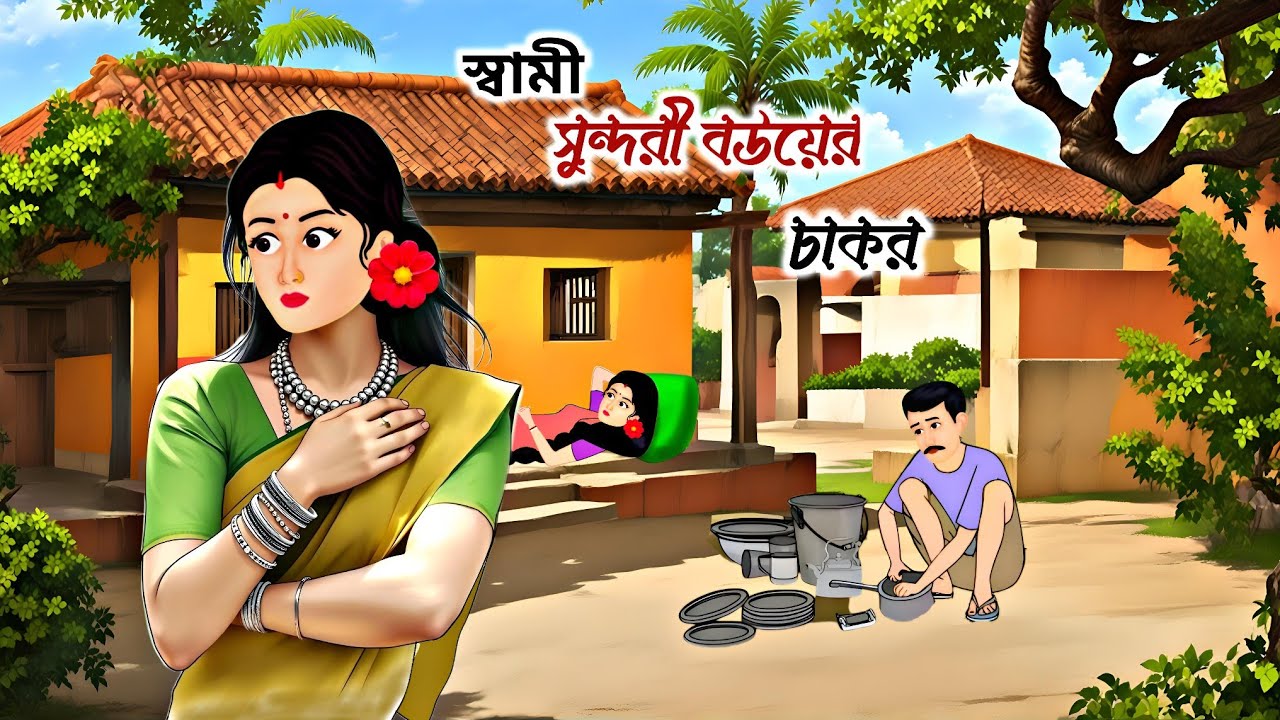 স্বামী সুন্দরী বউয়ের চাকর | Bengali Moral Stories | Bangla Choto Golpo | Golpo Konna Cartoon