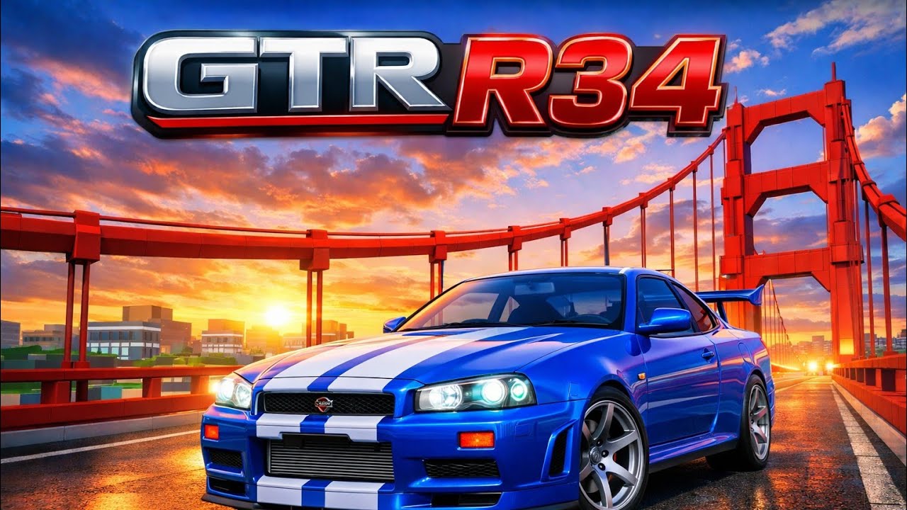 Mi amigo pensó que ganaría… pero tenía el GTR R34 😏