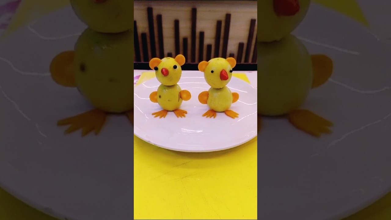 how to make lemon 🍋 carving for school competition ideas vegetable carving 