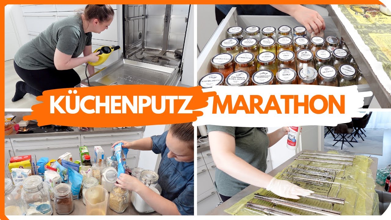 🧼 7 Stunden Kampf gegen den Schmutz – Meine Küche vorher & nachher! 🤯✨
