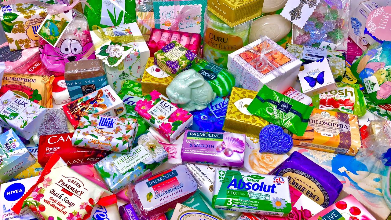 Easter Bounty 100+ International Soaps ASMR SOAP HAUL Opening Unboxing Unwrapping SATISFYING TINGLES