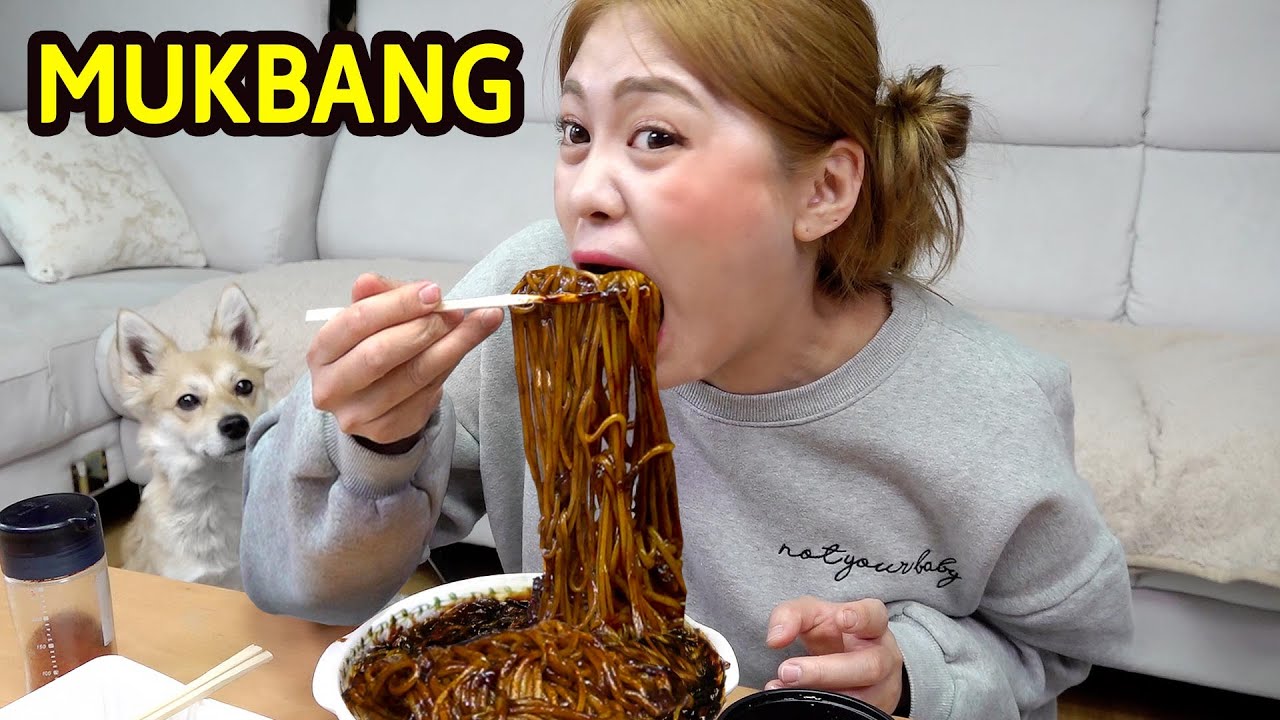 짜장면&탕수육 먹방 미니어처가 진짜 짜장면으로?! Jjajangmyeon REAL SOUND ASMR MUKBANG Eating Show | HIU 하이유