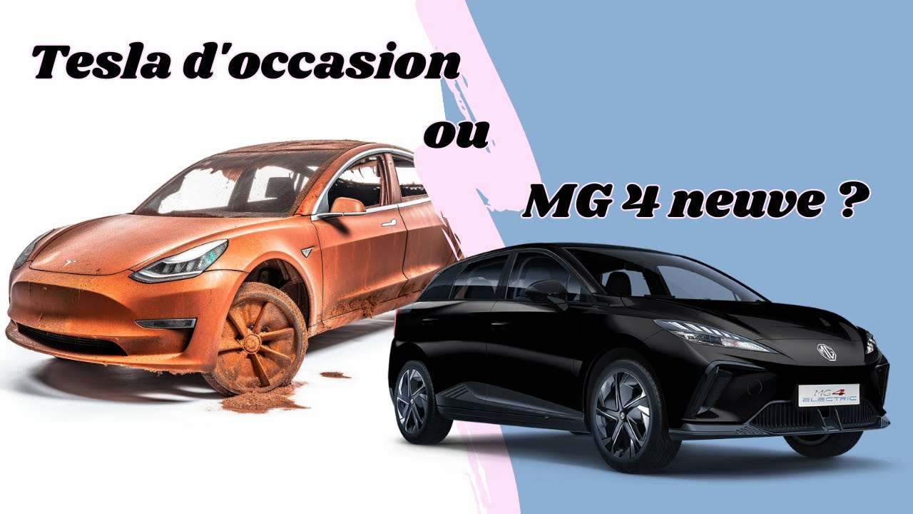 J'échange ma Tesla Model 3 SR+ contre une MG 4