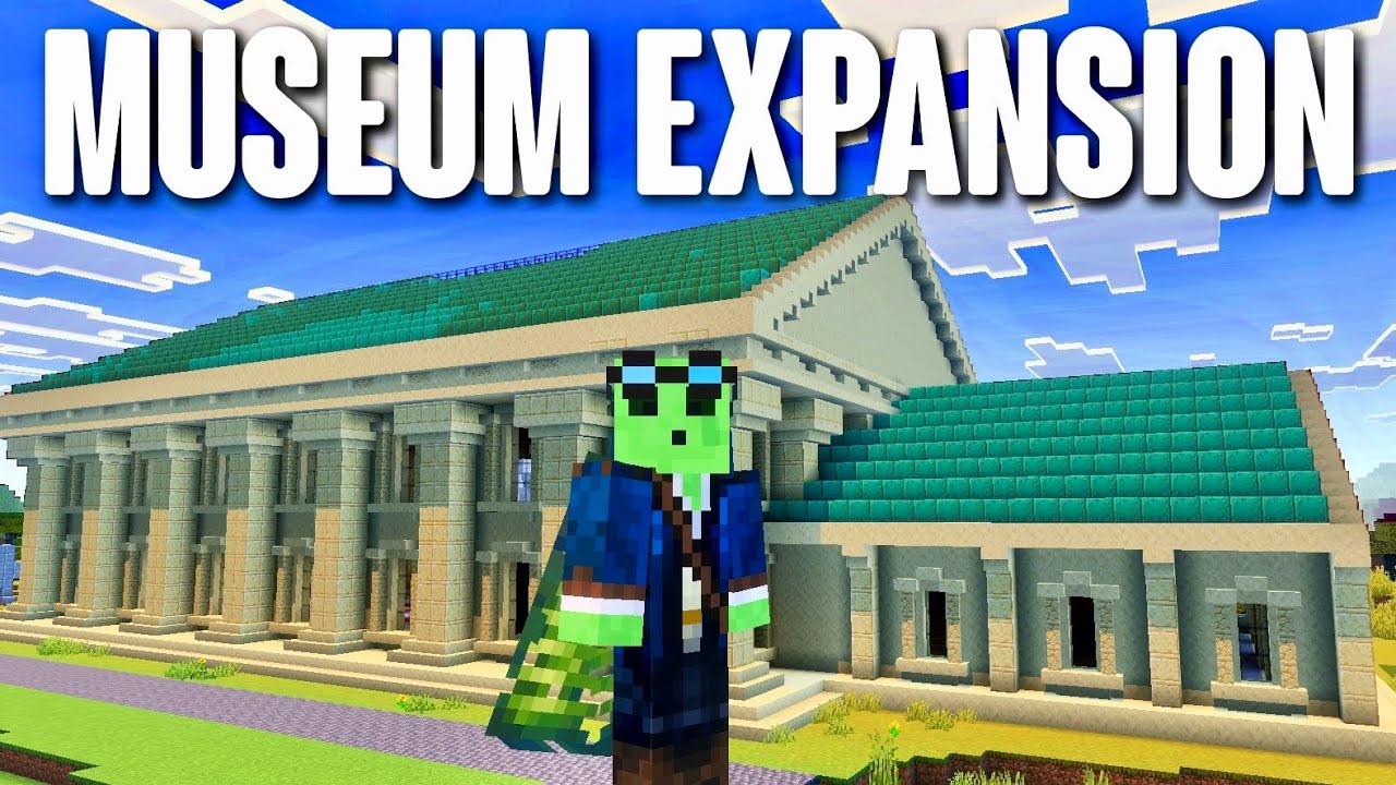 Making My Museum BIGGER! - Let's Play Minecraft 694