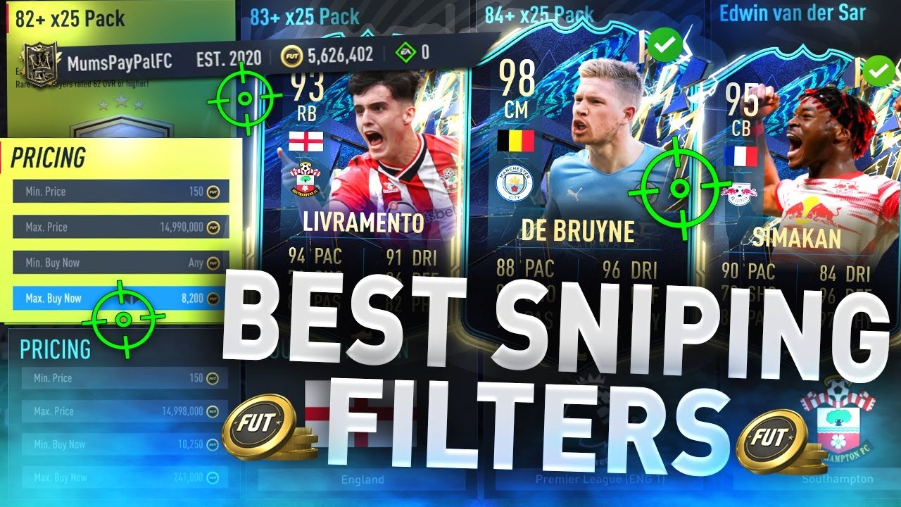 These Sniping Filters are Insane.. 🥶 (FIFA 22 BEST SNIPING FILTERS TO MAKE COINS)