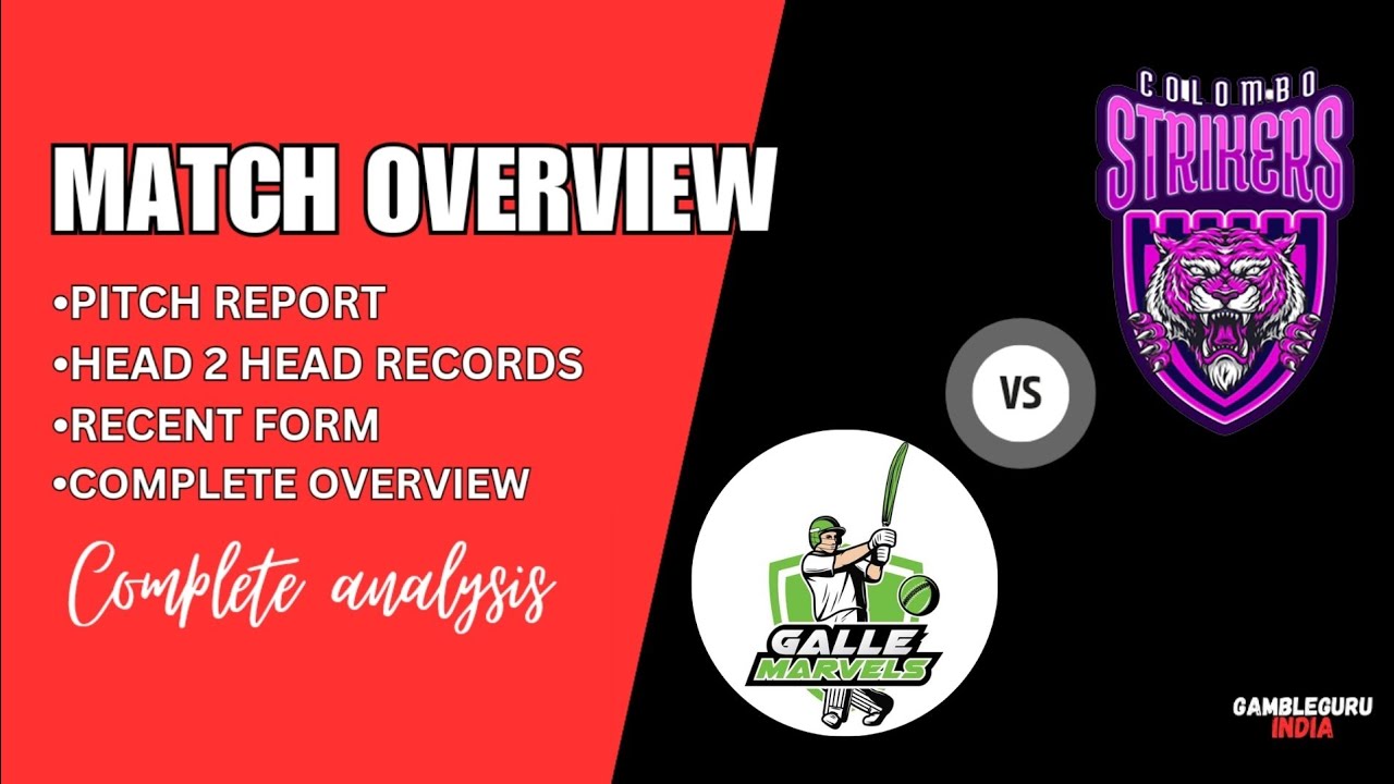 Gm vs Cs lpl match no.5th overview. #cricket #srilankacricket #lpl