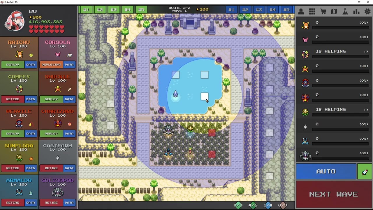 POKEPATH TD | Route 2-2 | Wave 99
