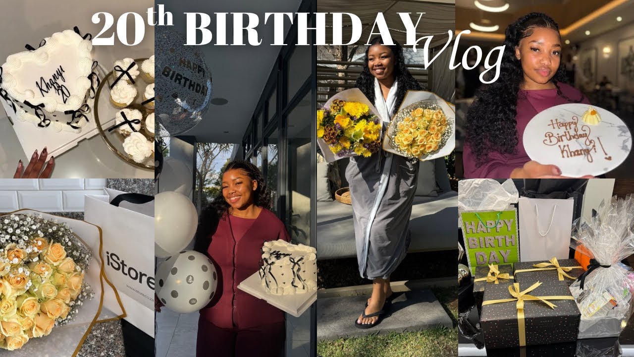 20th BIRTHDAY VLOG | Gift Haul, Spa Date, Dinners & more
