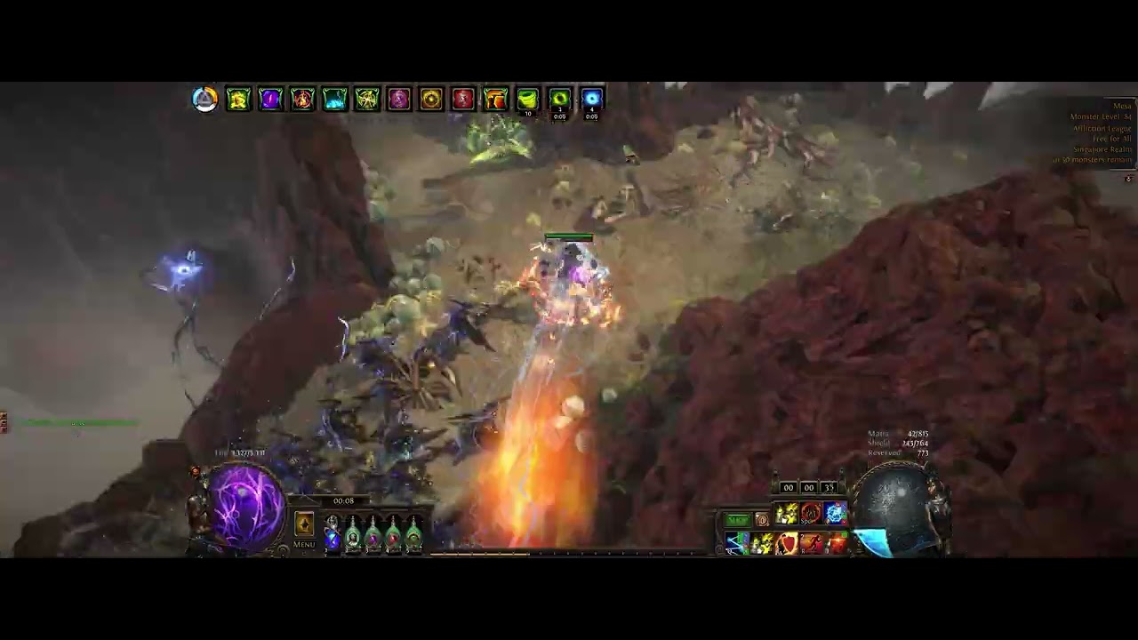 Path of Exile 3.23 Affliction : Easiest Valdo Mage Blood Map - Deadeye Kinetic Bolt/Blast