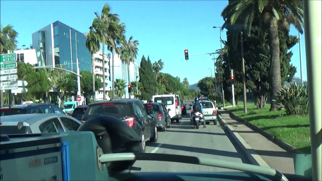 Bus Nice ligne 12 Cap 3000 Promenade des Arts