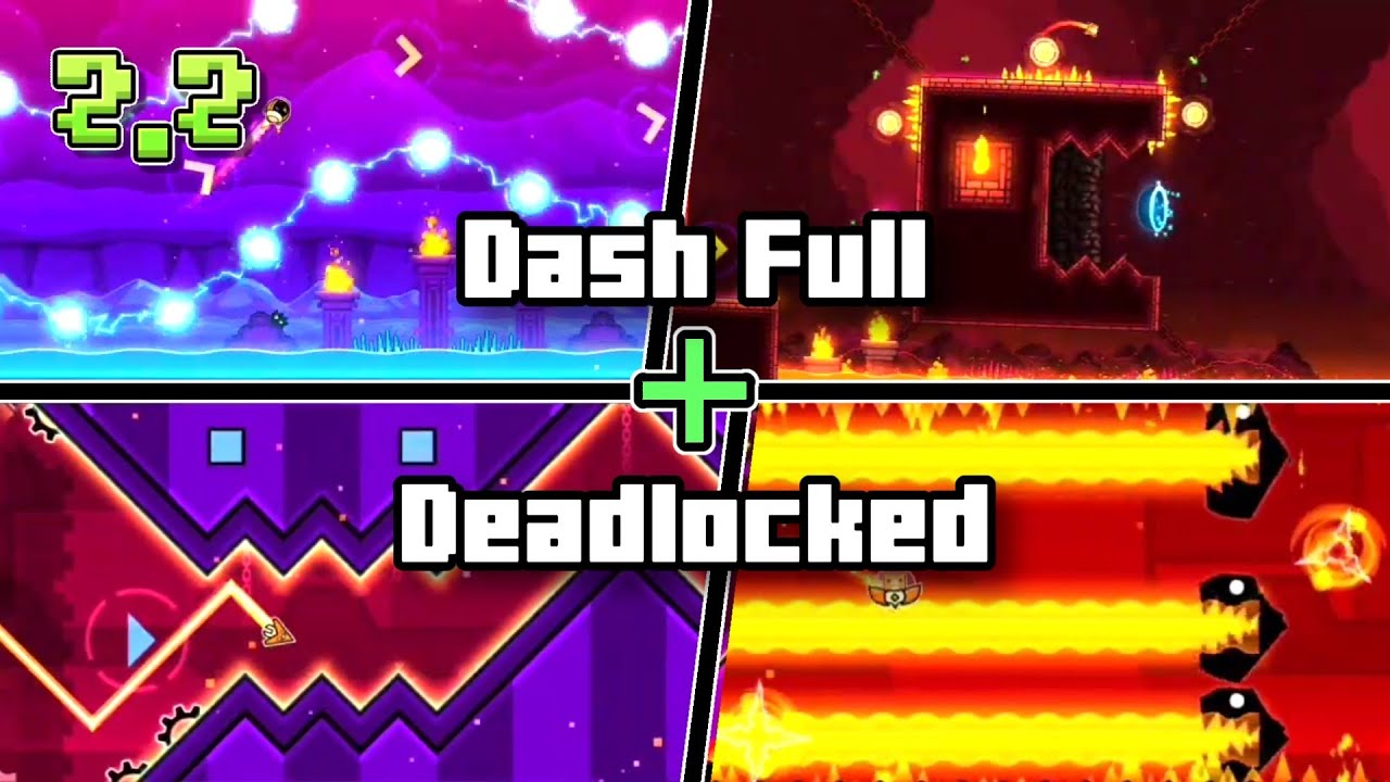 [MASHUP] Dash Full Song + Deadlocked Full Song | Geometry Dash 2.2