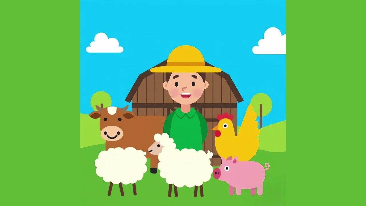 Dans la Ferme de Mathurin | Chanson de la Ferme pour Enfants