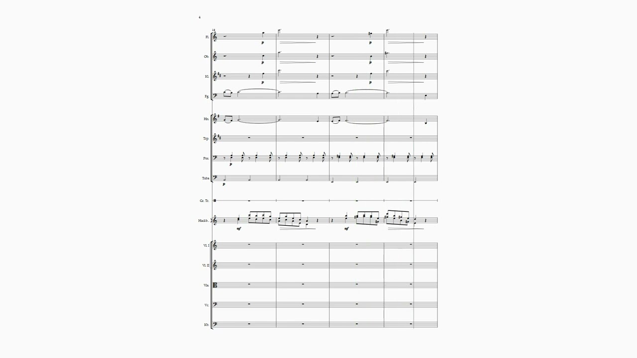 Wittkopf, Orchesterminiaturen nach den Klavierstücken op. 65 - 3. TeHiLaH   (Gebet)