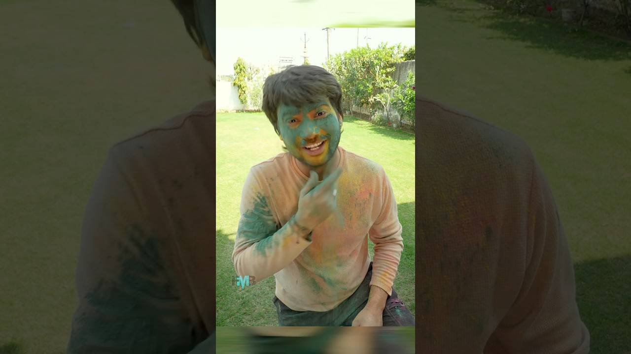 Epic Holi Vibes with FlyingMeenaBoi! 💥🎨 | Color Your World 2025
