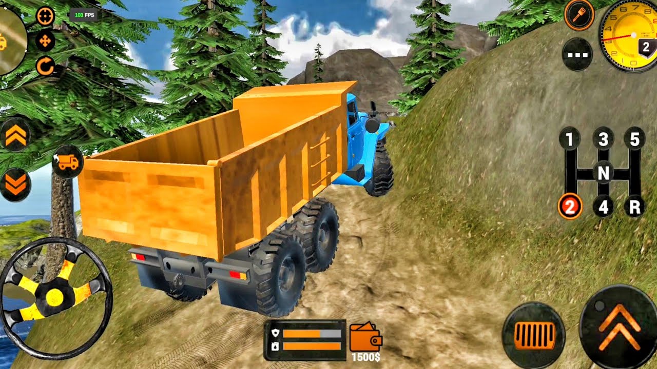 Backhoe Loader JCB Simulator Gameplay - Indian Vehicles Truck JCB Driving - Android Gameplay